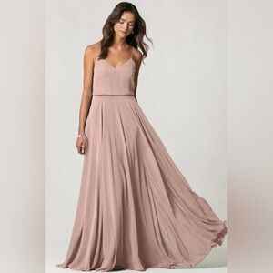 UNALTERED Jenny Yoo Inesse Dress in Whipped Apricot